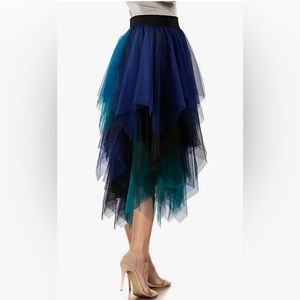 NEW Women's Tulle Skirt A-Line High -OS